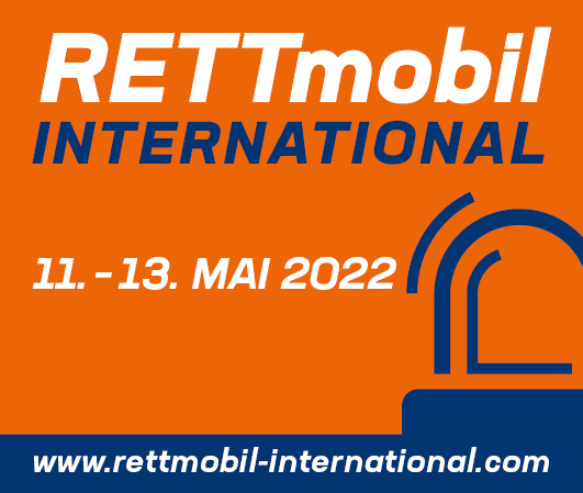 RETTmobil International 2022, 11.-13. Mai, www.rettmobil-international.com